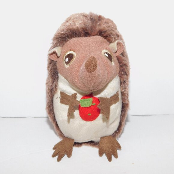 IKEA Hedgehog Vandring Igelkott 5" Small Strawberry Squeaker Plush stuffed Toy - Picture 1 of 5